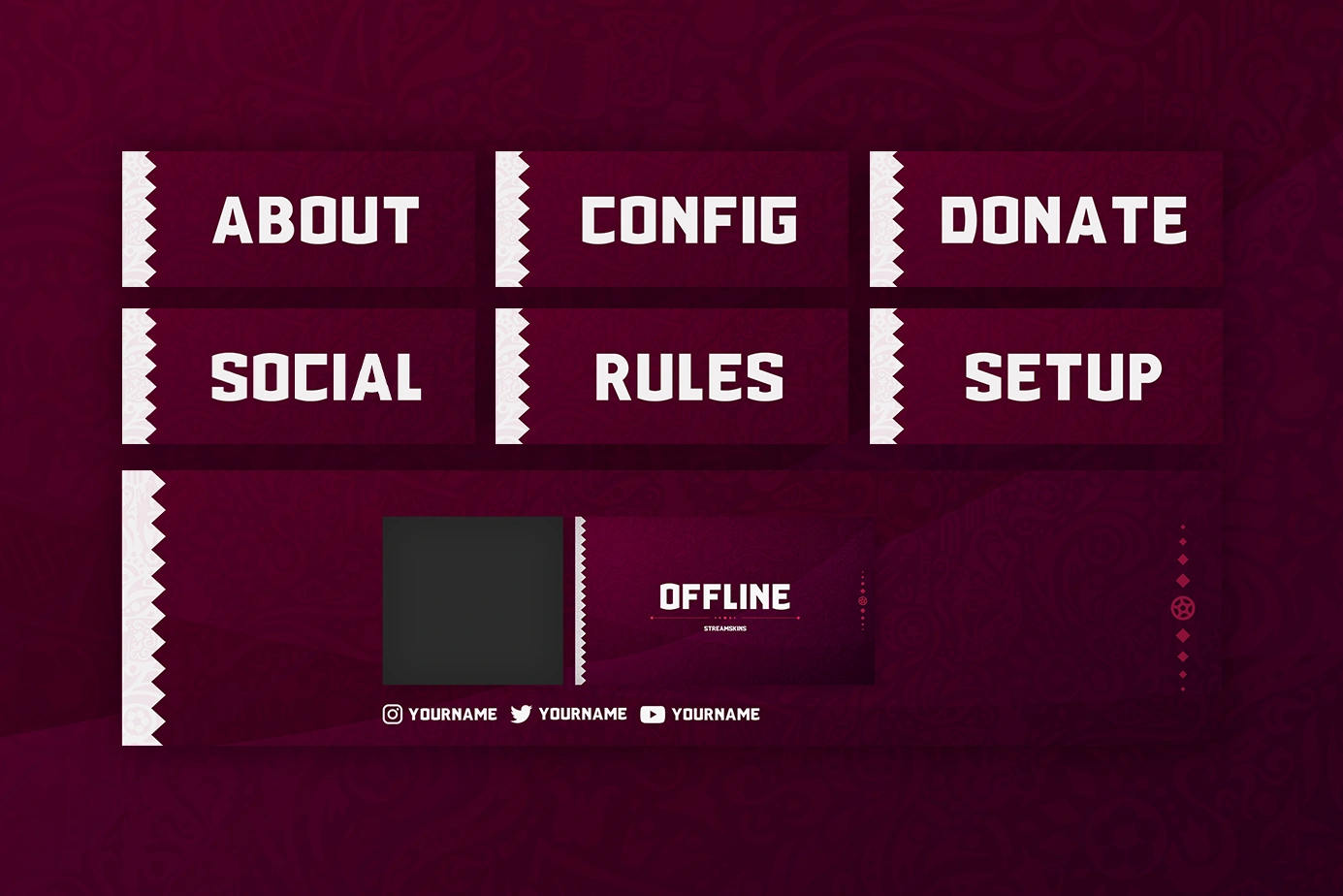 Soccer Stream Overlay Pack — Football Broadcast Theme | Stream Skins