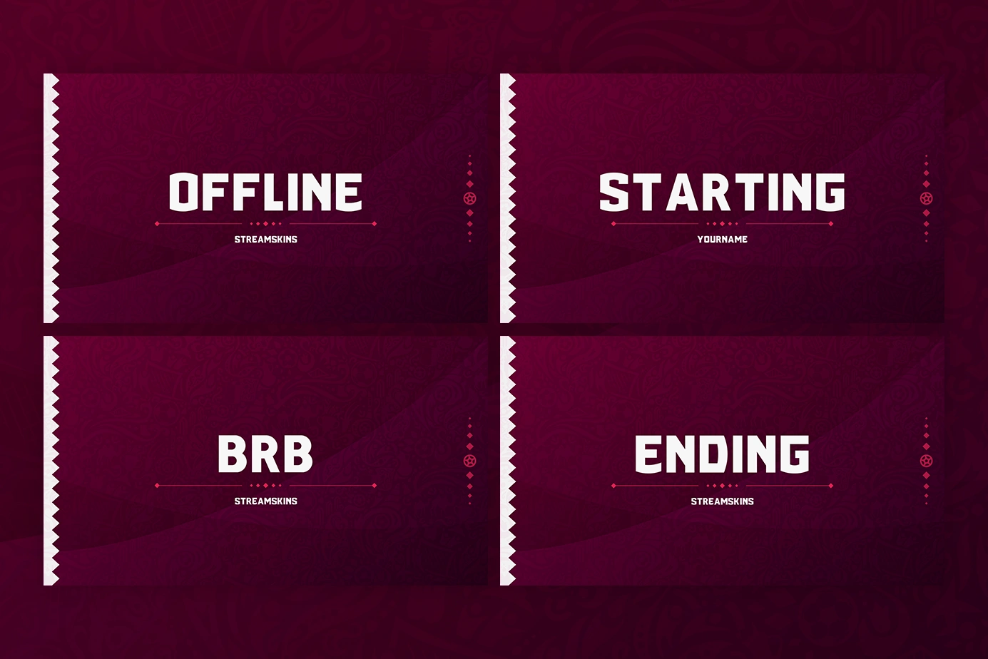 Soccer Stream Overlay Pack — Football Broadcast Theme | Stream Skins