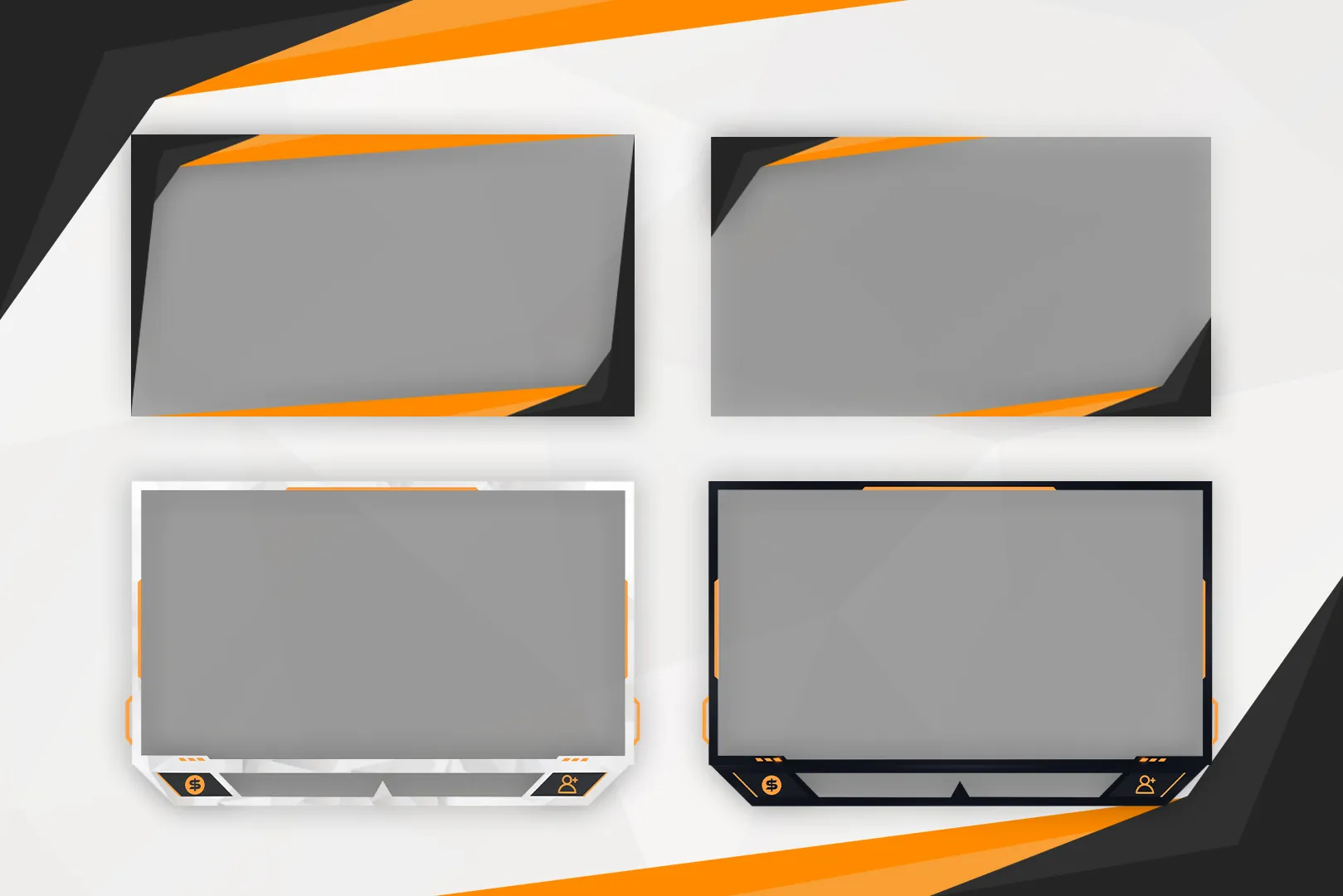 Fps Stream Layout Asimov Stream Overlay Pack — Tactical FPS Sci-Fi Theme